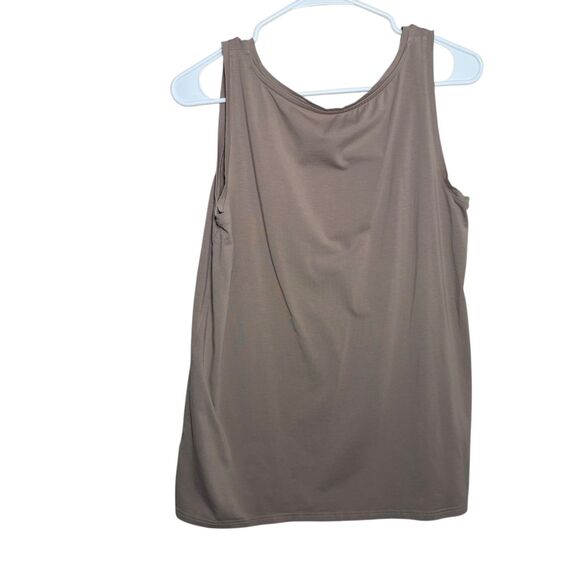 Pure Jill Tank Top Women's Small Brown Sleeveless Easy Tank Basic Round Neck - Picture 5 of 9